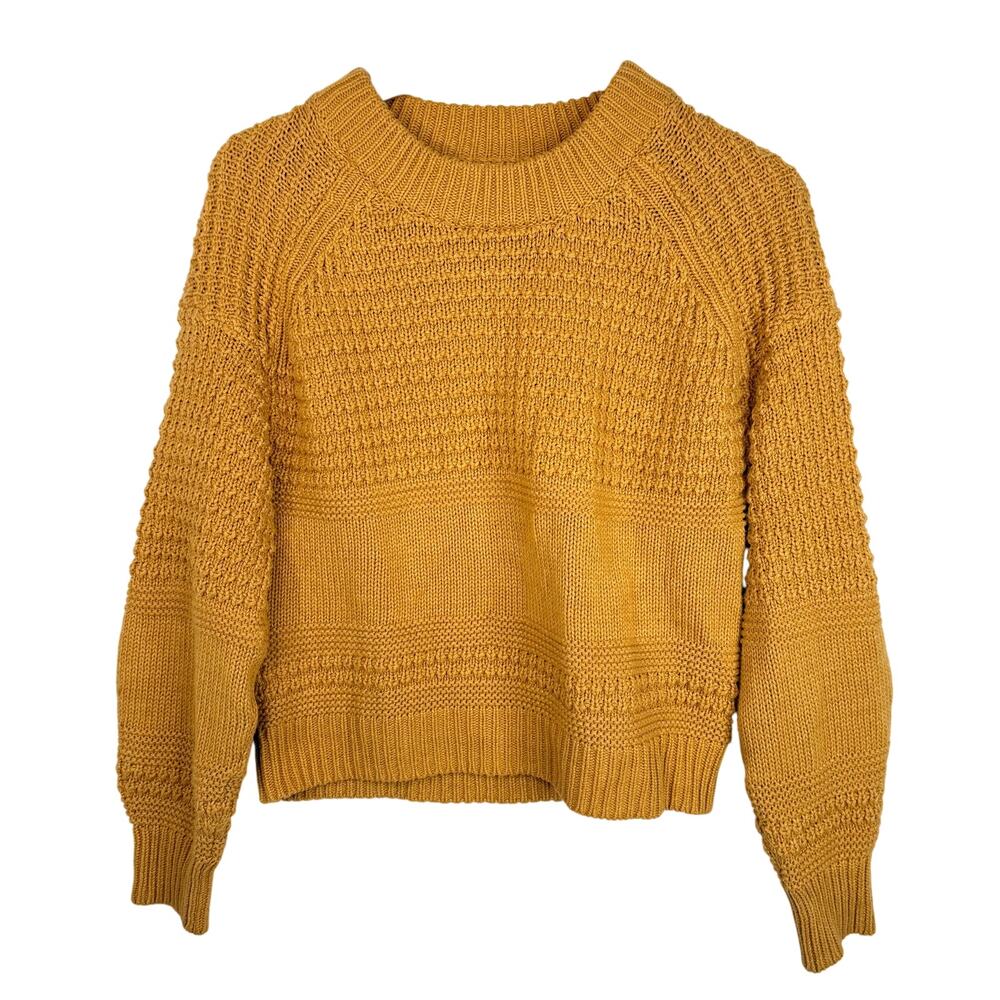Universal Thread Mustard Chunky Knit Sweater Small